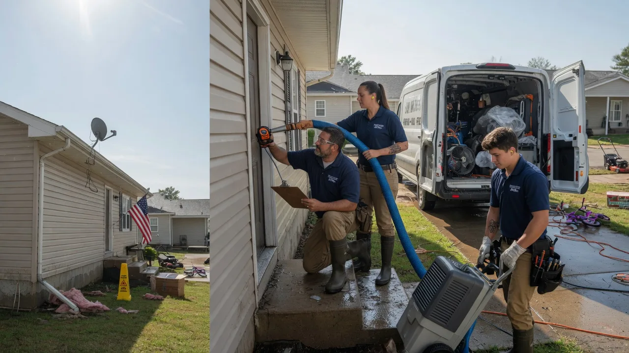 Ceiling Water Damage Restoration in Vienna, MO near me